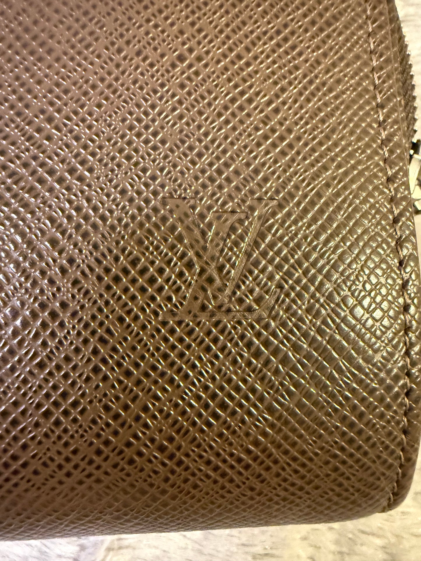 Louis Vuitton Baikal Taiga Clutch Bag