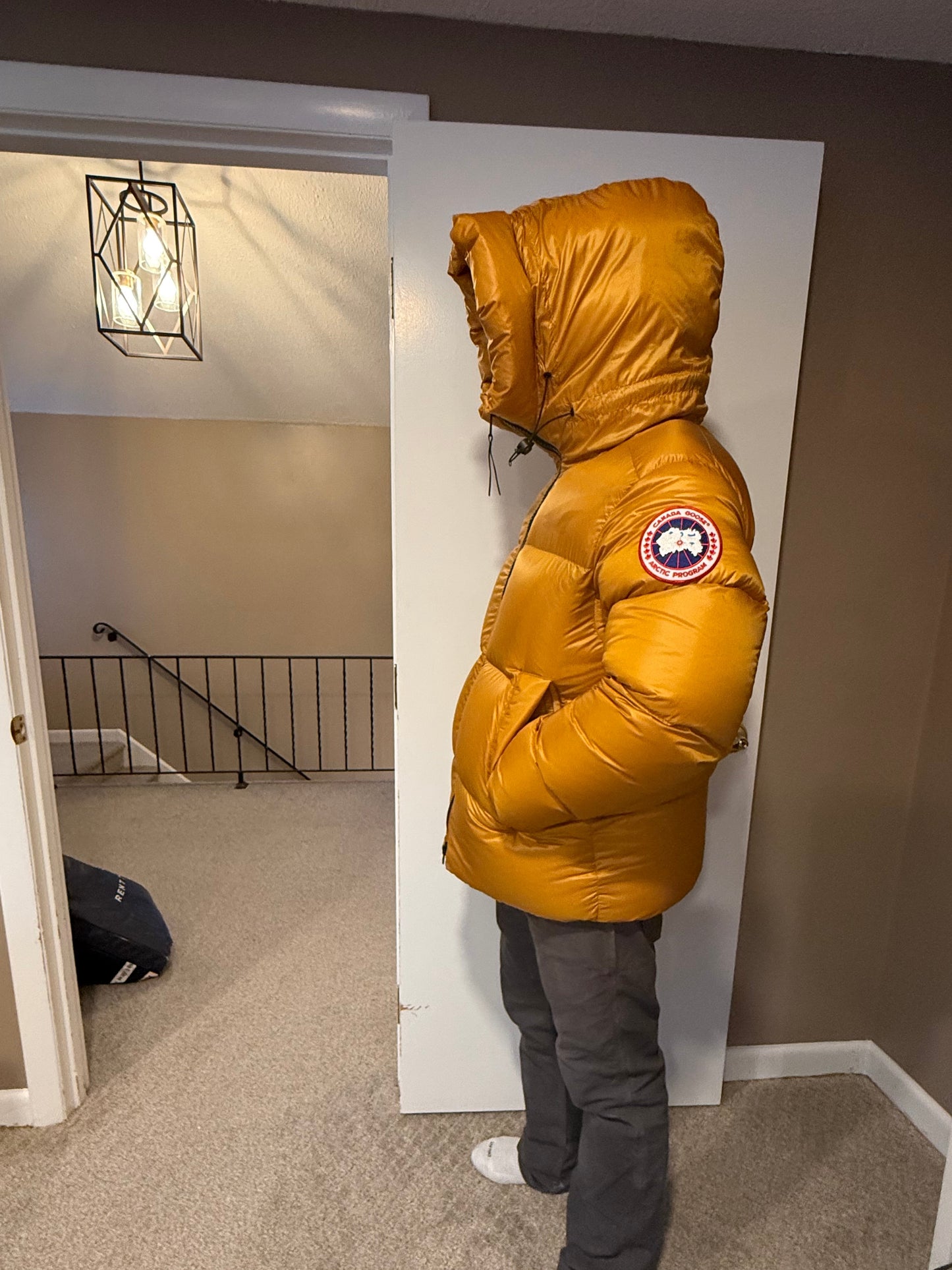 NWOT- Canada Goose Croften Hooded Puffer- Emblem Gold