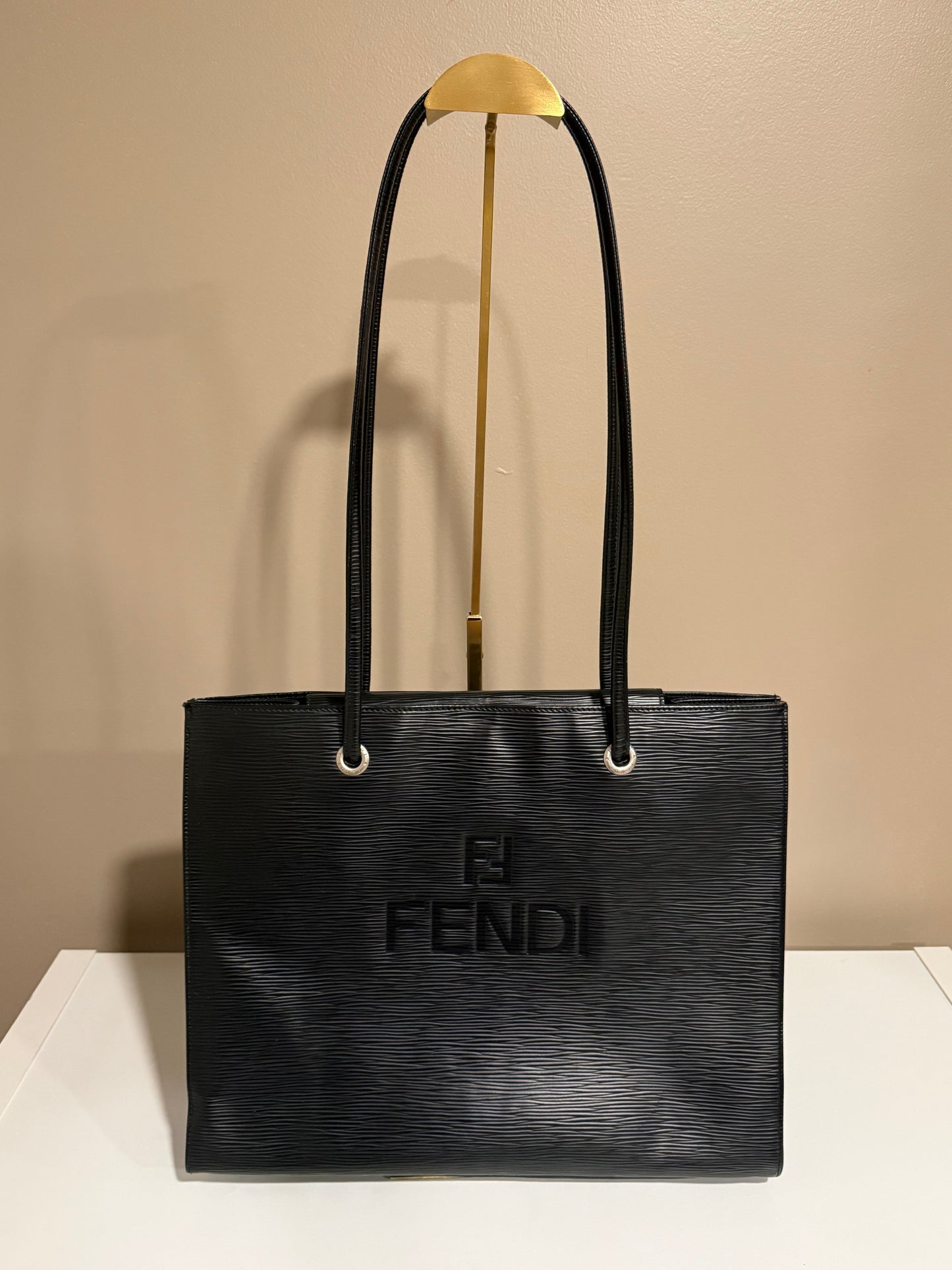 Fendi Epi Leather Vintage Tote