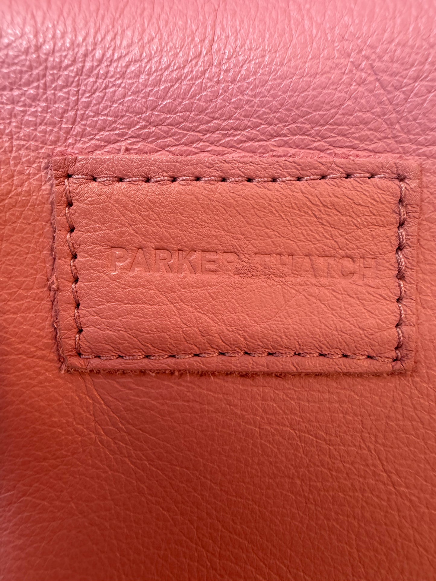 Parker Thatch Cross Your Heart Sling- Pink Taffy Leather