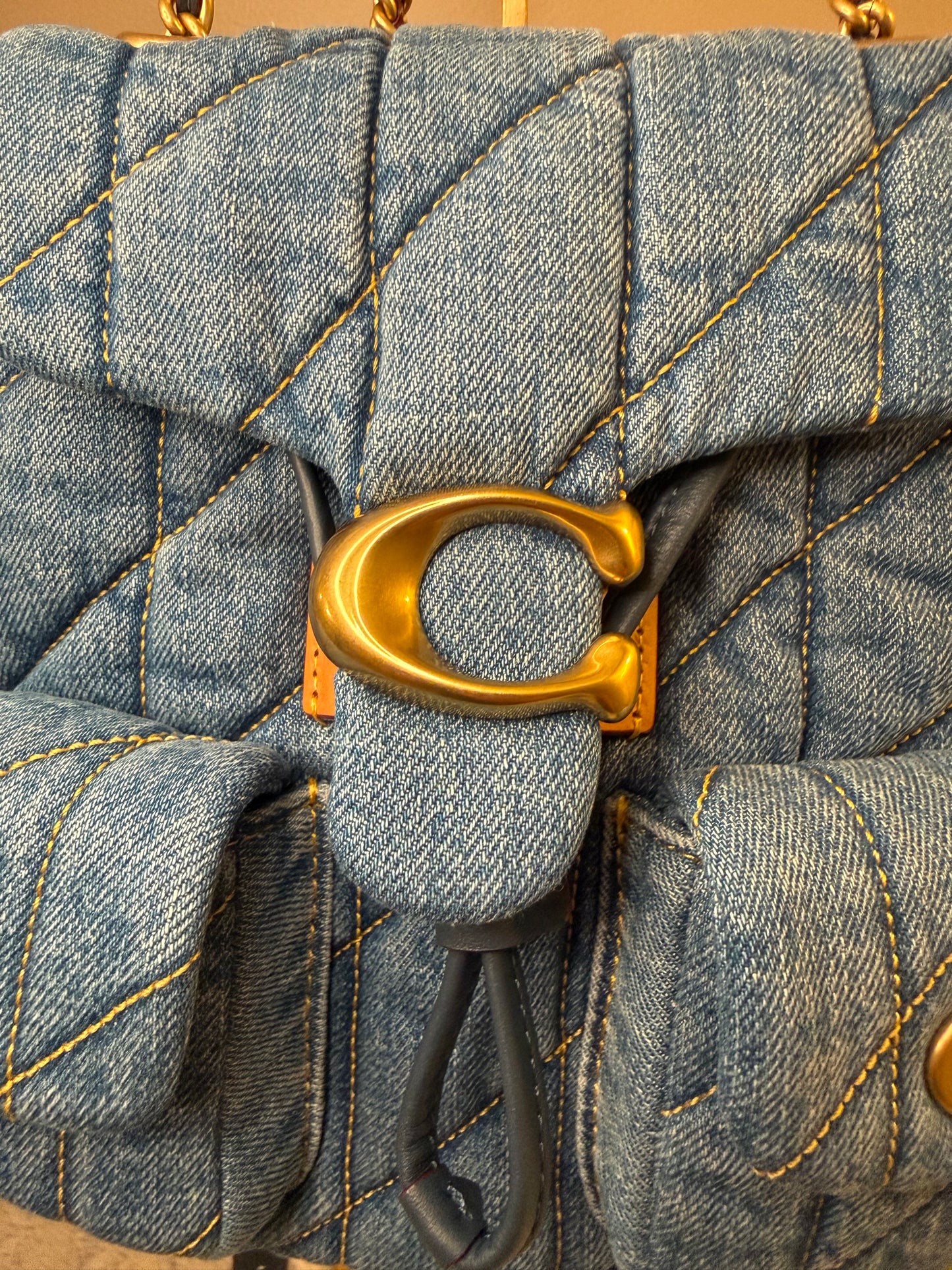 Coach Denim Tabby Backpack -NEW