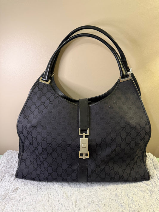 Gucci Large GG Canvas Bardot Hobo