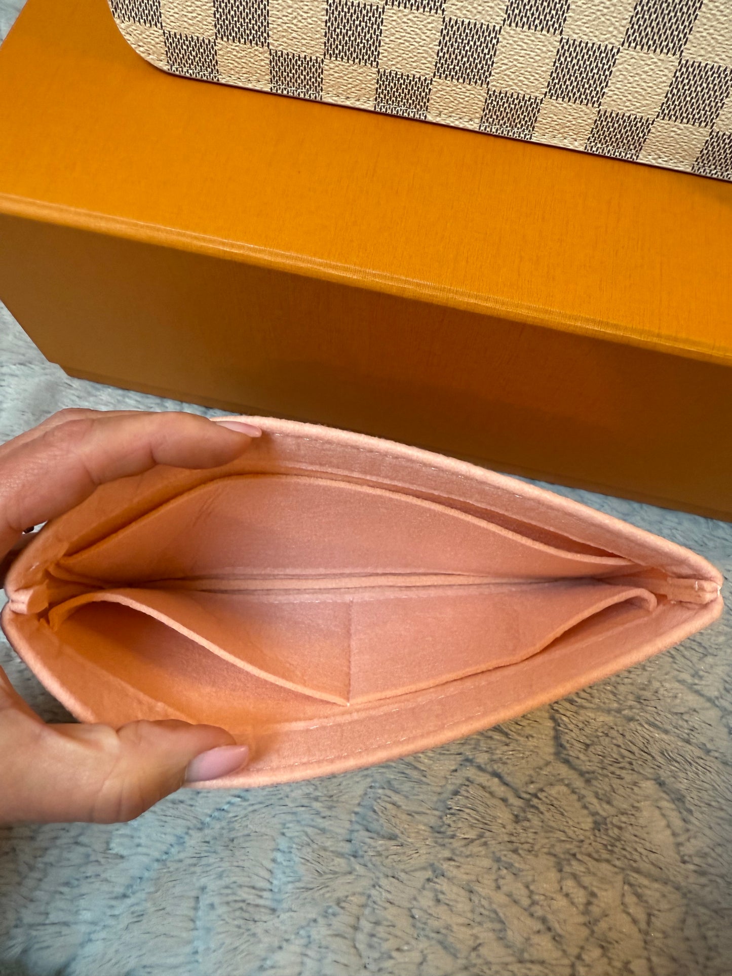 Louis Vuitton Neverfull MM Azur/Rose Ballerine-New