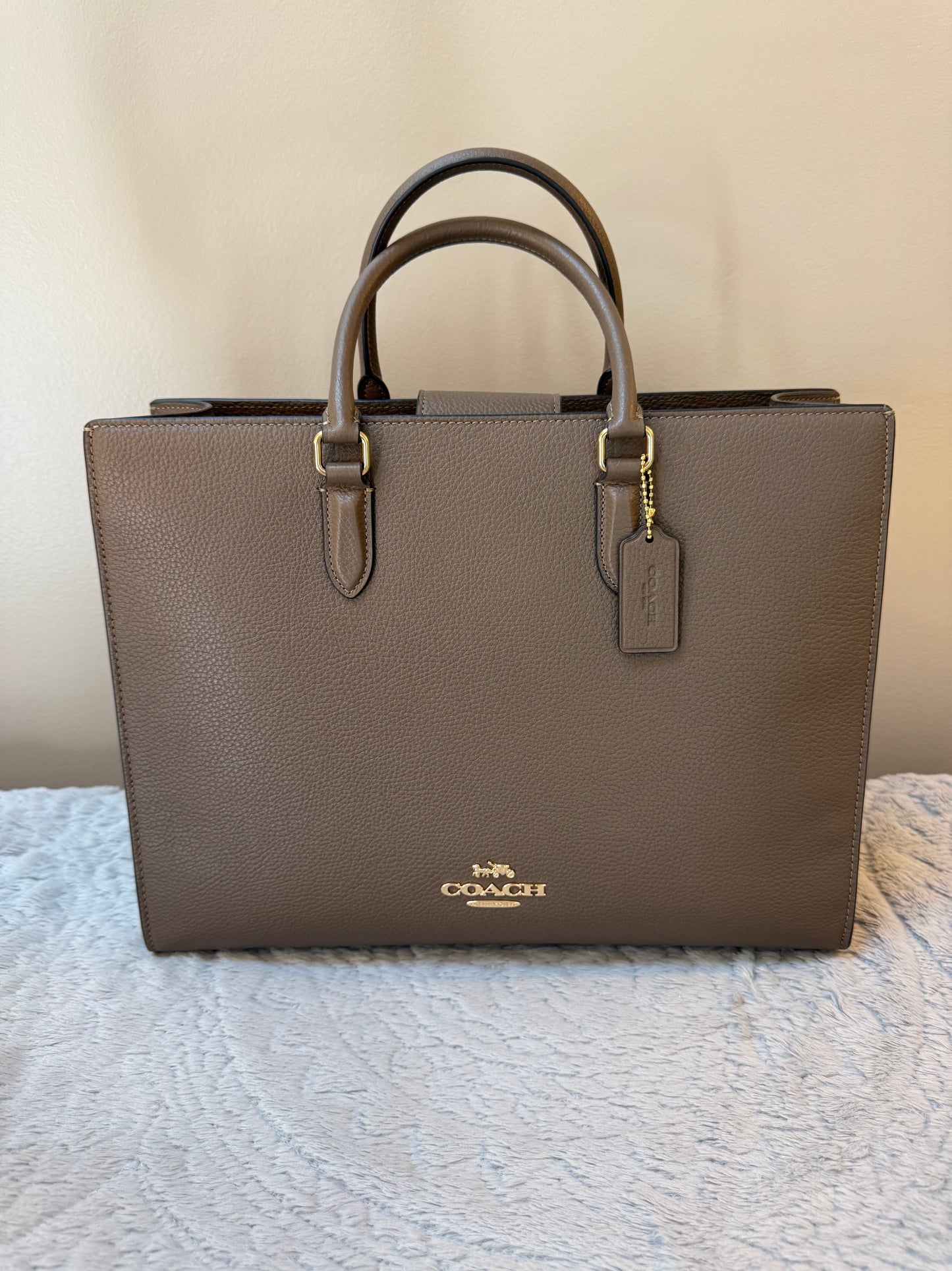 Coach Maggie Pebble Leather Tote Bag – Like New