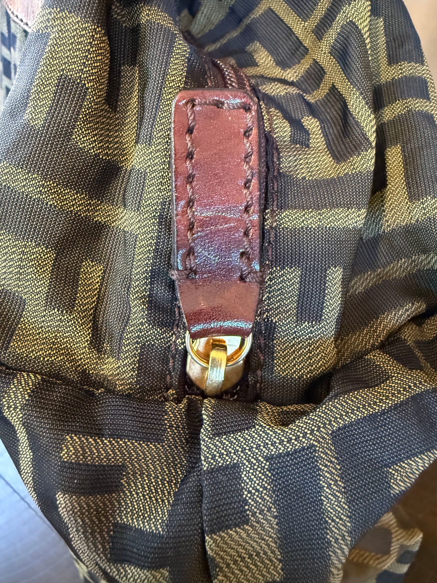 Fendi Zucca Foldable Tote, Vintage