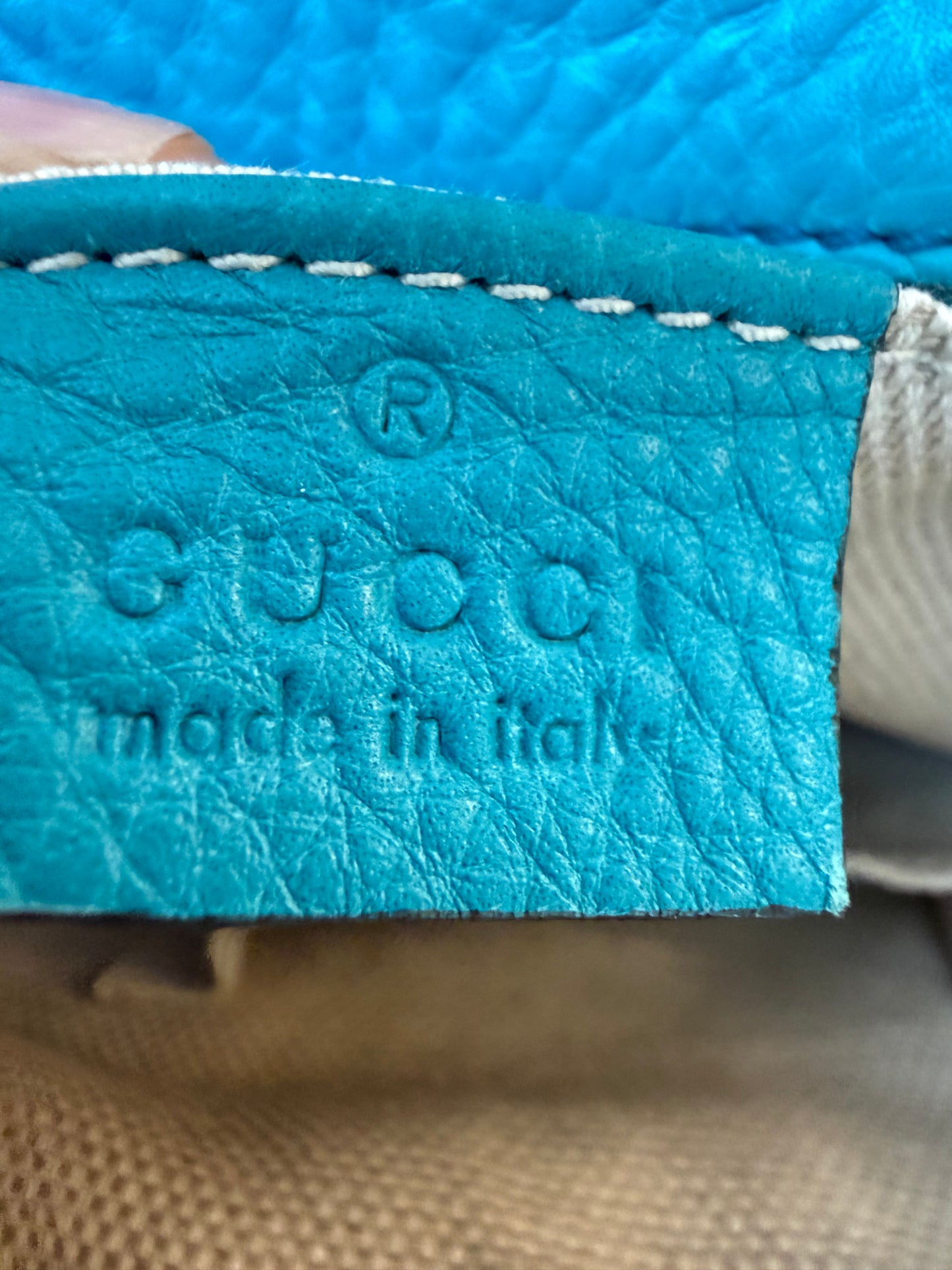 Gucci Soho Disco Bag – Turquoise Teal Pebbled Leather
