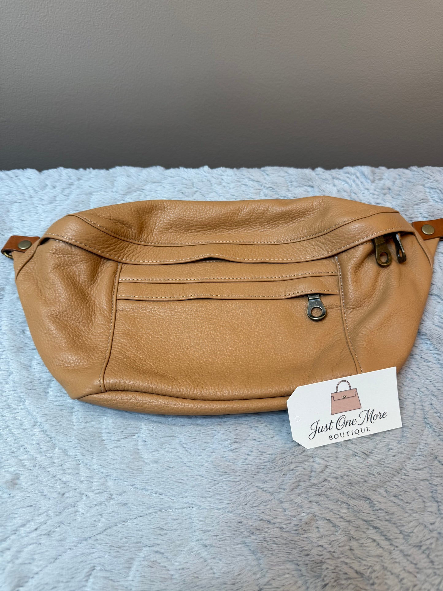 Parker Thatch Cross Your Heart Sling- Butterscotch Tan Leather