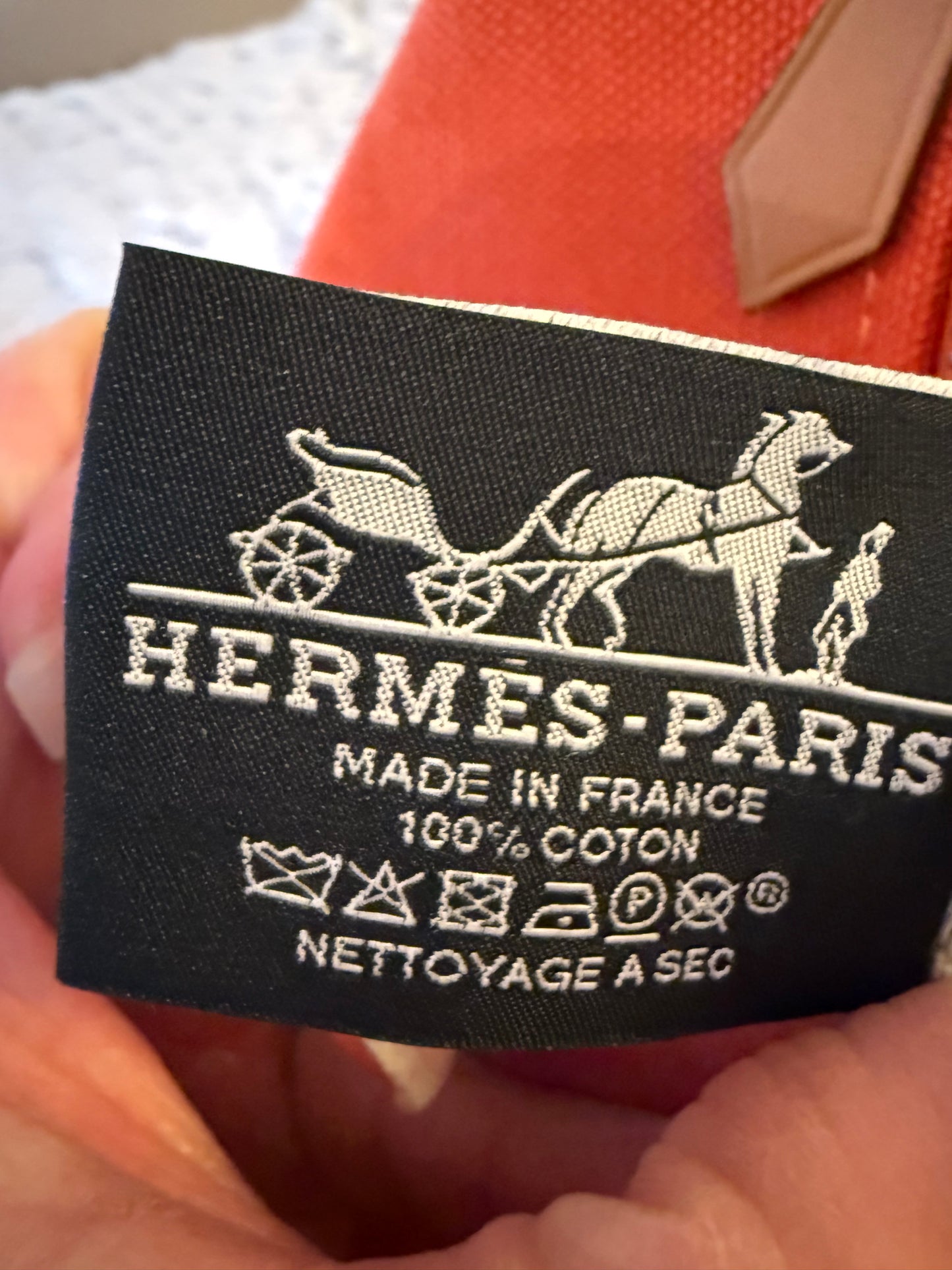 Hermes Bride-a-Brac H Pavillon case with aftermarket crossbody strap