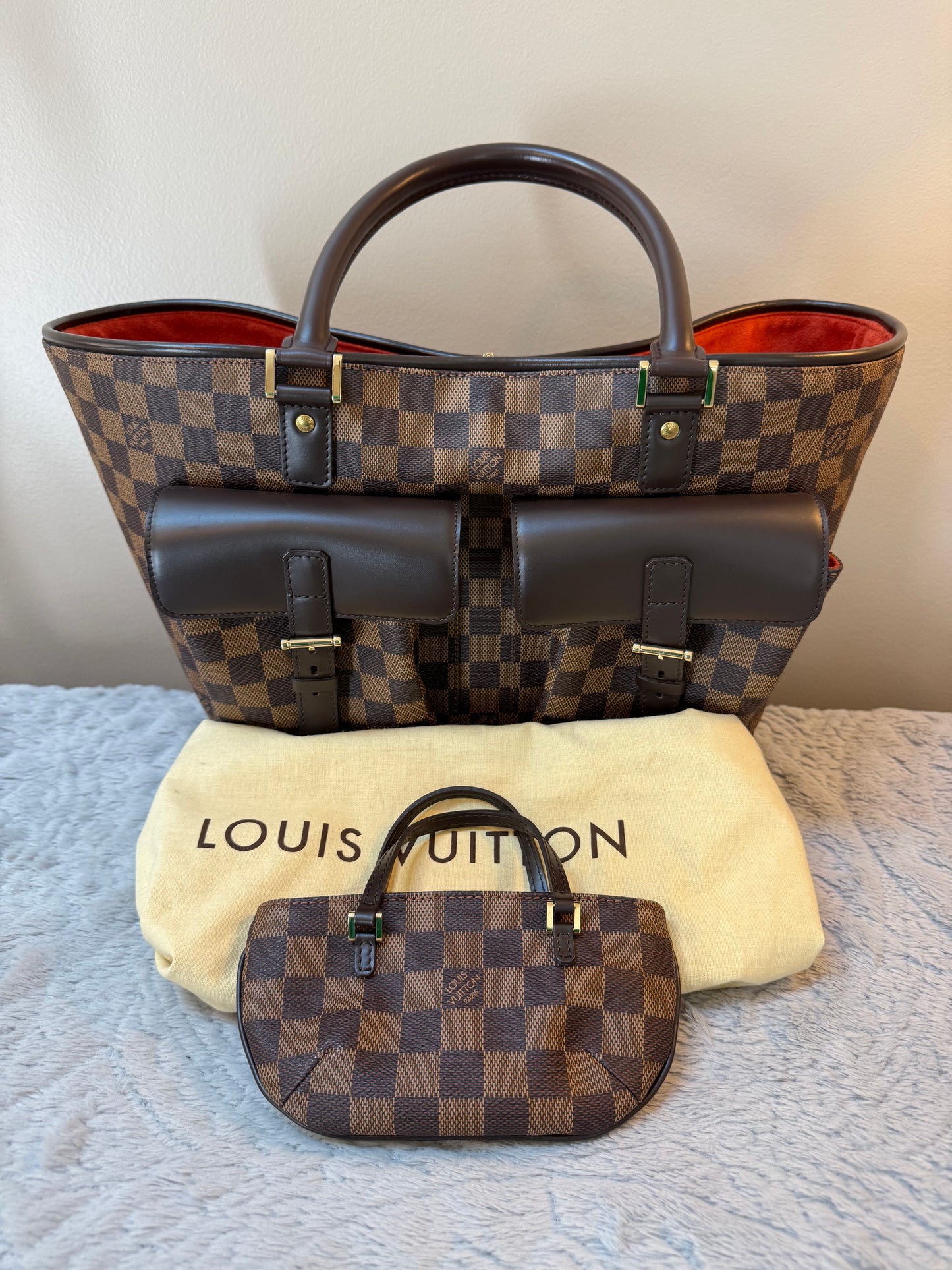 Louis Vuitton Manosque GM with Baby(coin pouch)!- Vintage, Rare