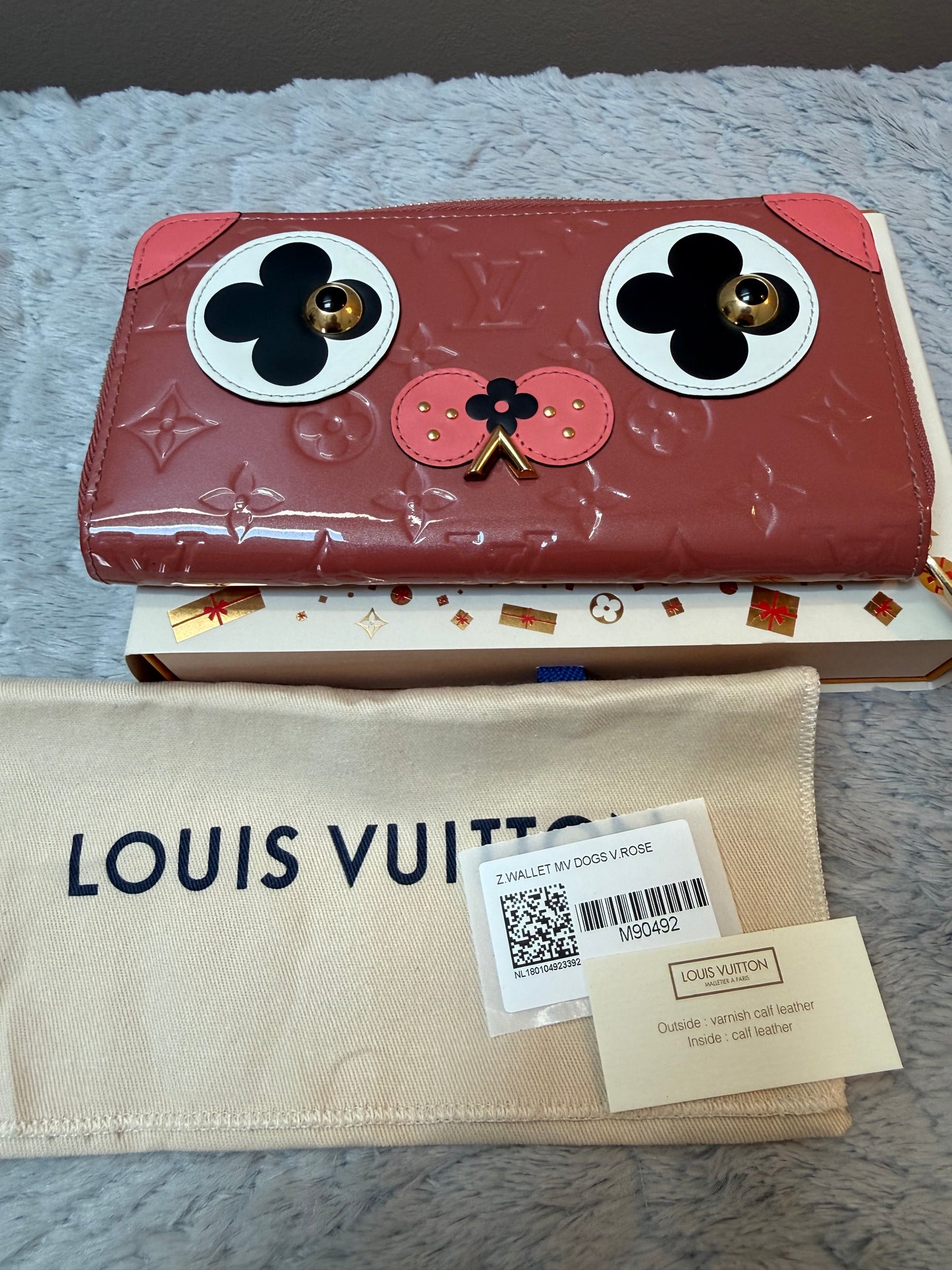 Louis Vuitton Valentine Dog Zippy Wallet- RARE, limited edition