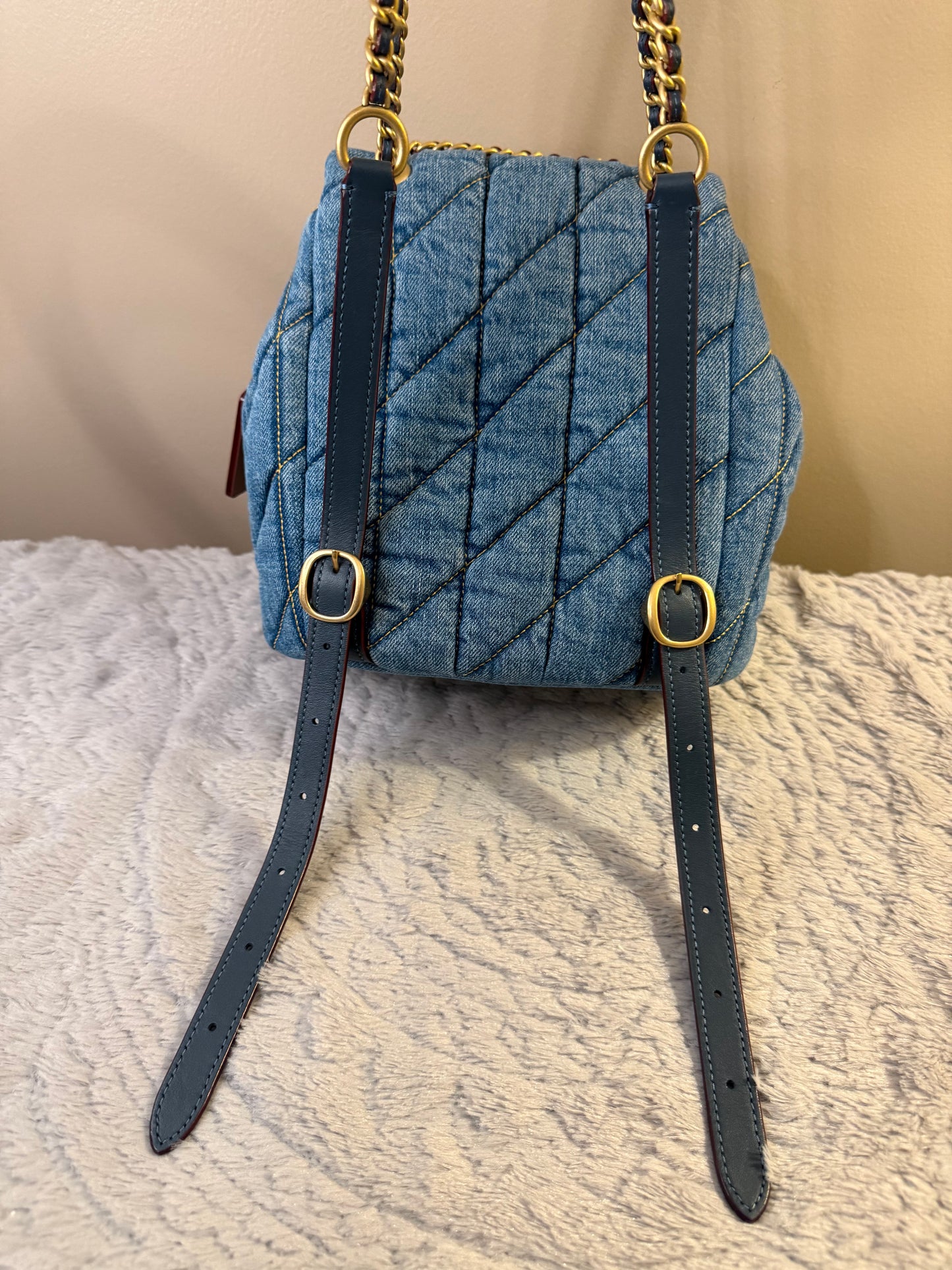 Coach Denim Tabby Backpack -NEW