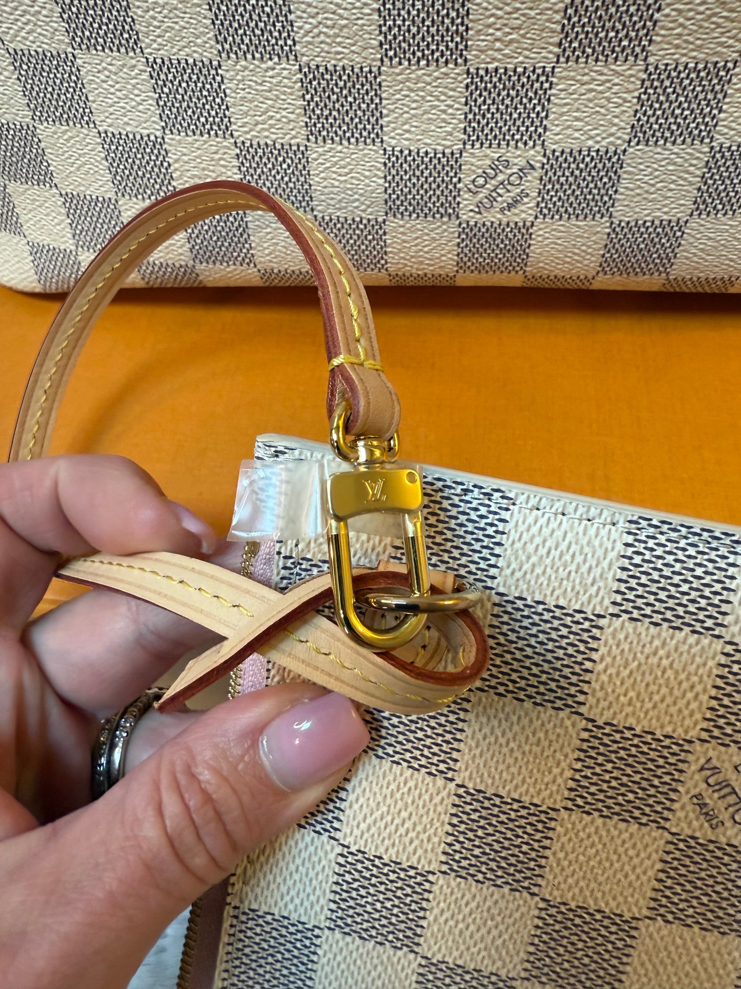 Louis Vuitton Neverfull MM Azur/Rose Ballerine-New